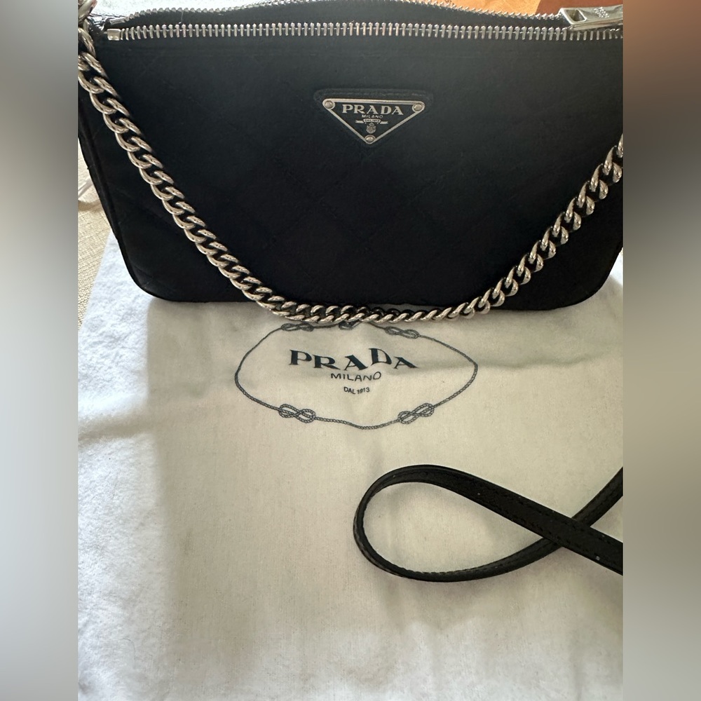 PRADA QUILTED TESSUTO NYLON BAG - excellent condition